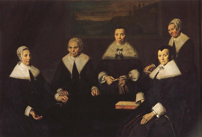 Frans Hals The women-s governing board for Haarlem workhouse Sweden oil painting art